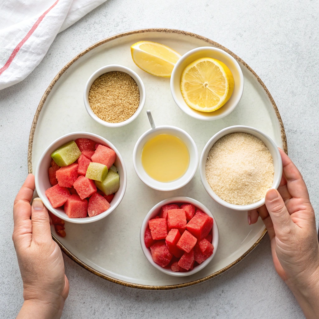 Watermelon Lemonade Recipe Ingredients