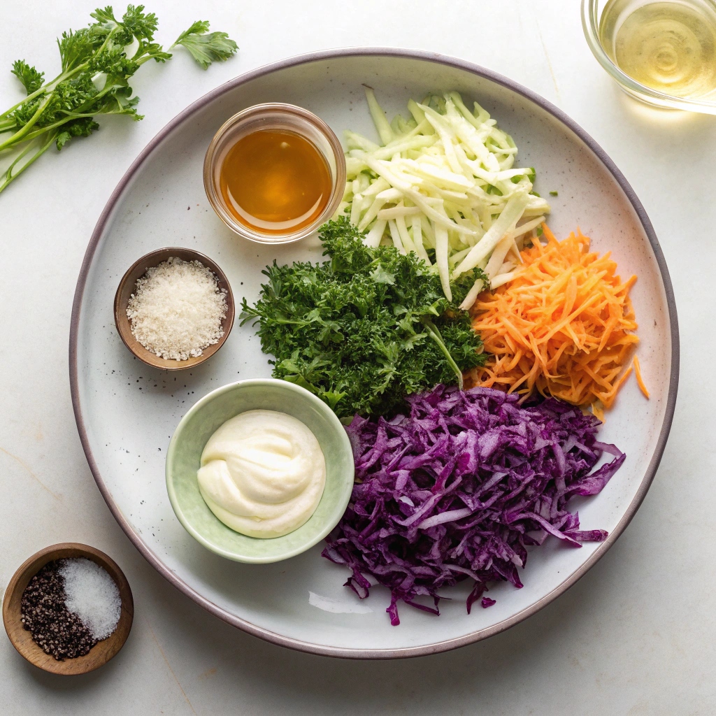 An Easy Coleslaw Recipe Ingredients