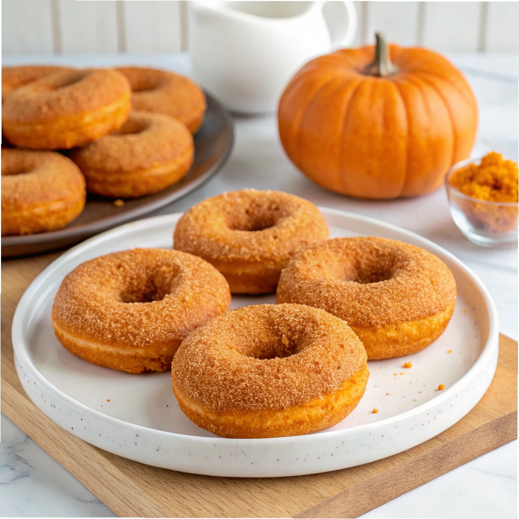 Baked Pumpkin Donuts Recipe