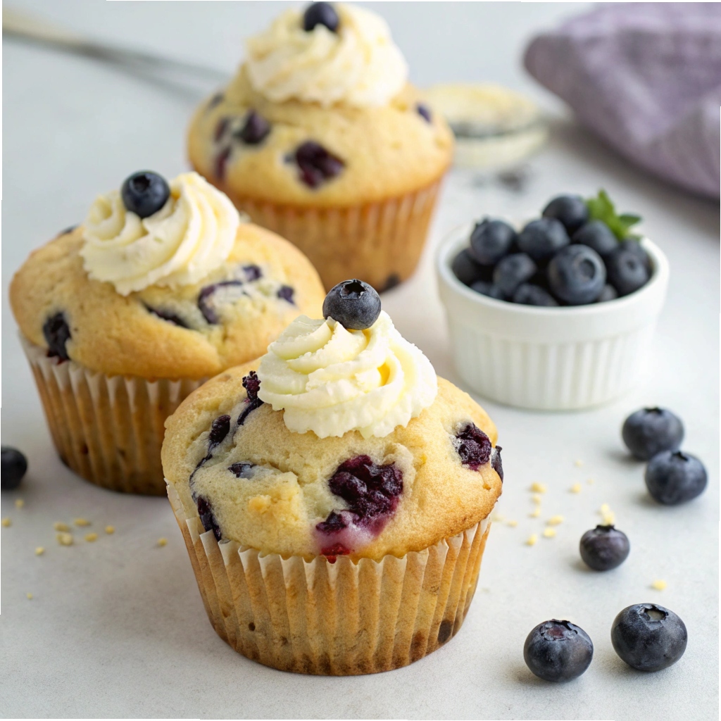 Blueberry Cream Cheese Muffins Recipe