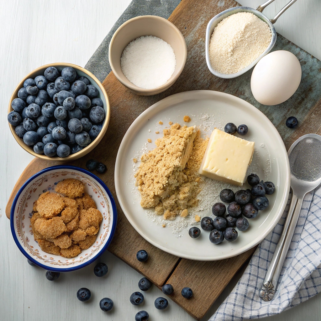 Blueberry Muffin Cookies Recipe Ingredients