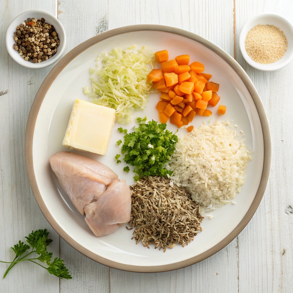 Chicken and Rice Soup Recipe Ingredients