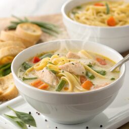 Creamy Chicken Noodle Soup Recipe