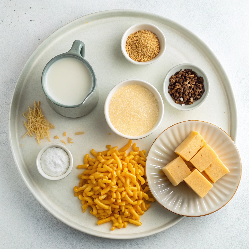 Easy Mac and Cheese  Recipe Ingredients