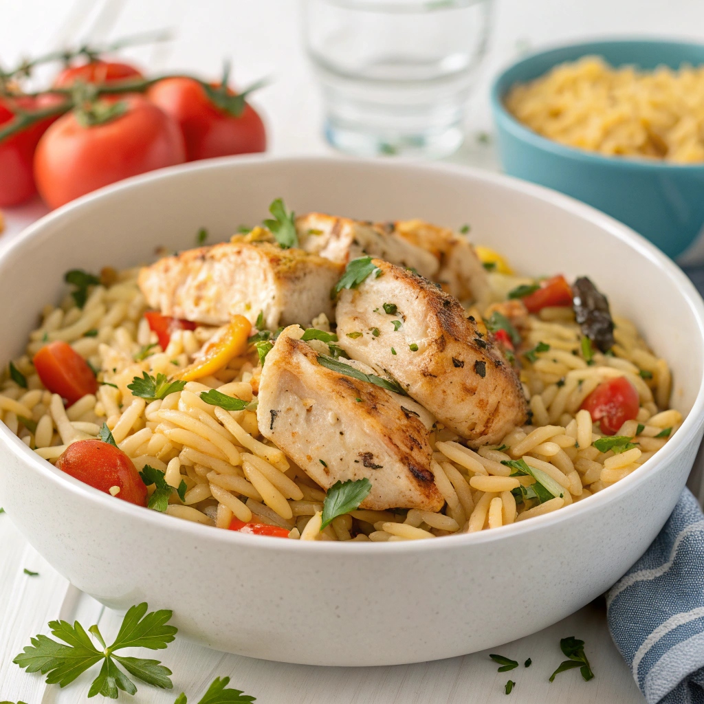 Greek Chicken Orzo Recipe