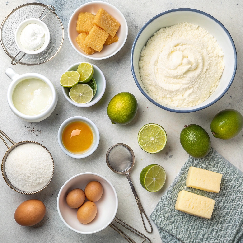 Key Lime Cake Recipe Ingredients