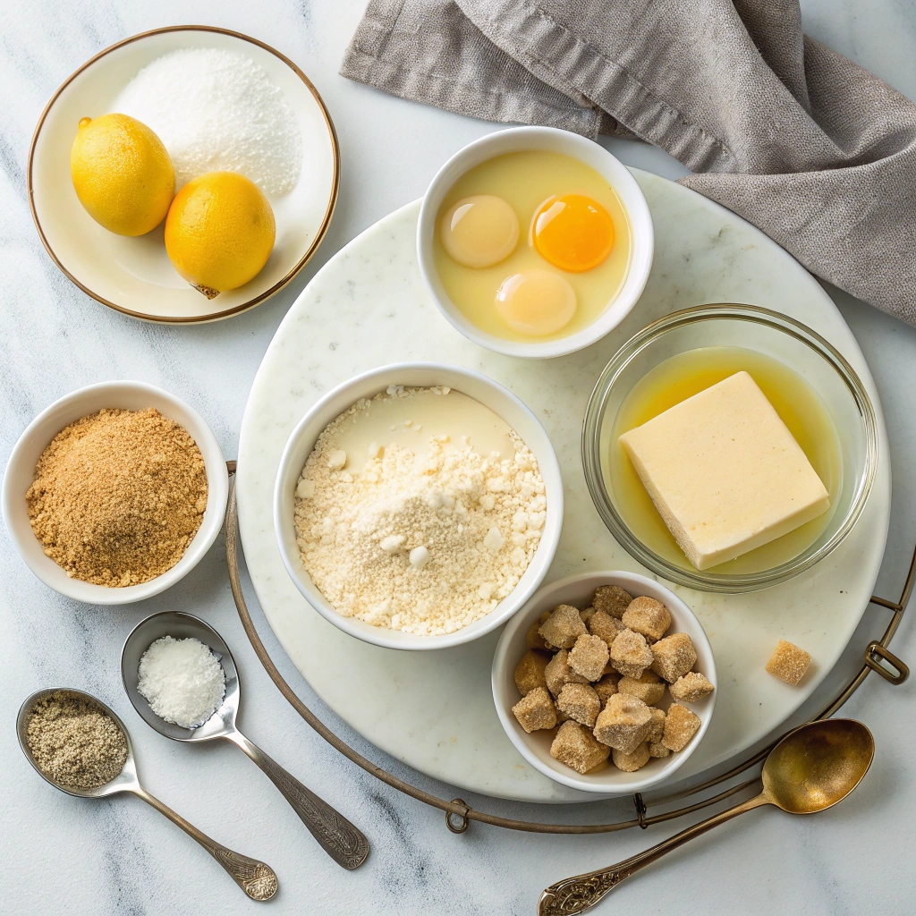 Lemon Cheesecake Recipe Ingredients