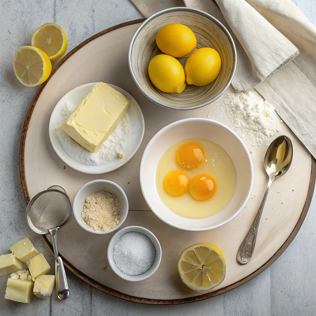 Lemon Frosting Recipe Ingredients