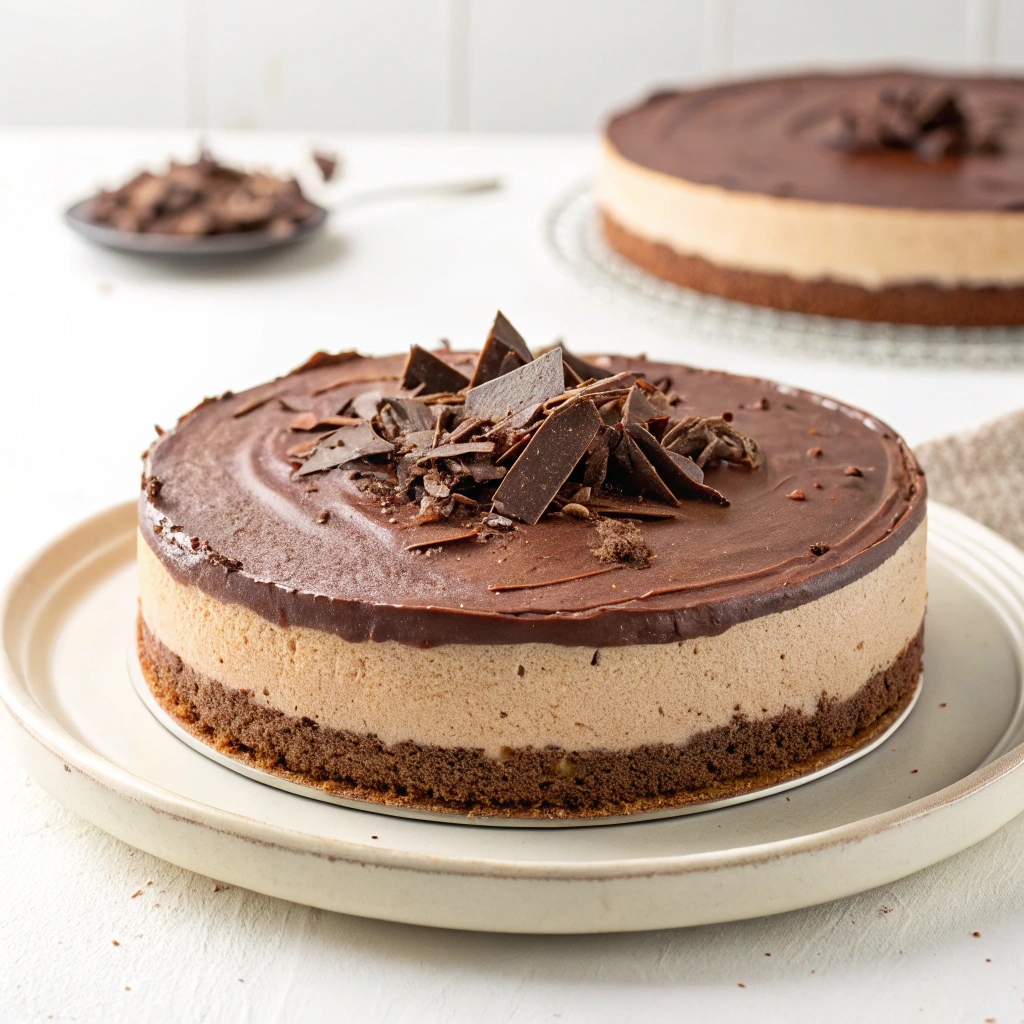 No-Bake Chocolate Cheesecake