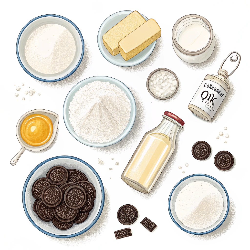 Oreo Cake Recipe ingredients