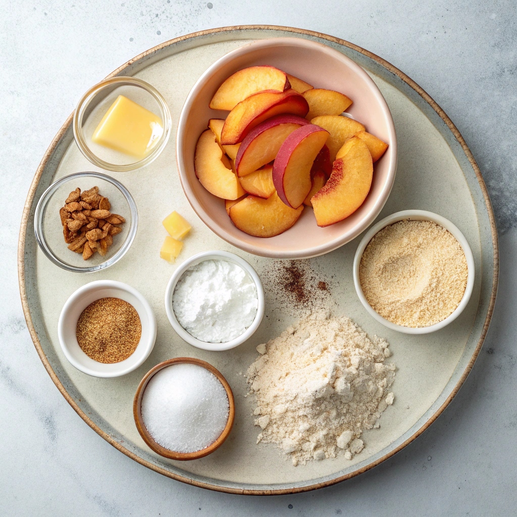 Peach Cobbler Recipe Ingredients