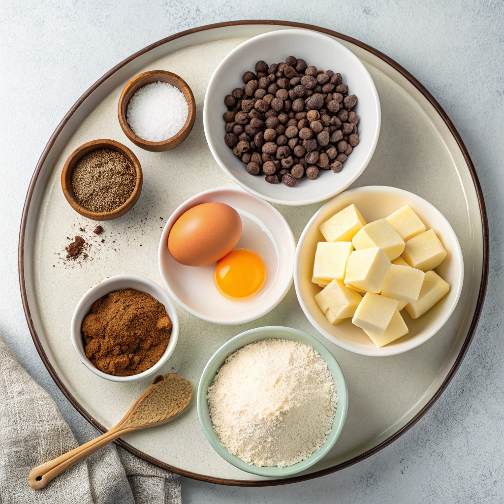 Peppermint Bark Cookies Recipe Ingredients