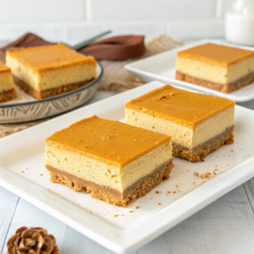 Pumpkin Cheesecake Bars