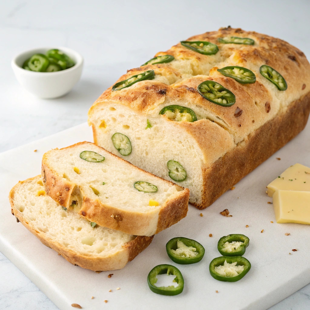 Sourdough Cheddar Jalapeño Bread