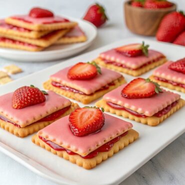 Strawberry Pop Tart Cookies