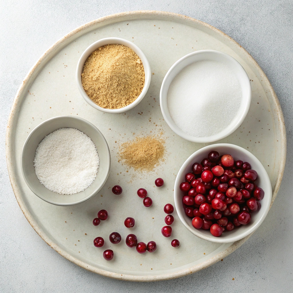 Sugared Cranberries Recipe Ingredients