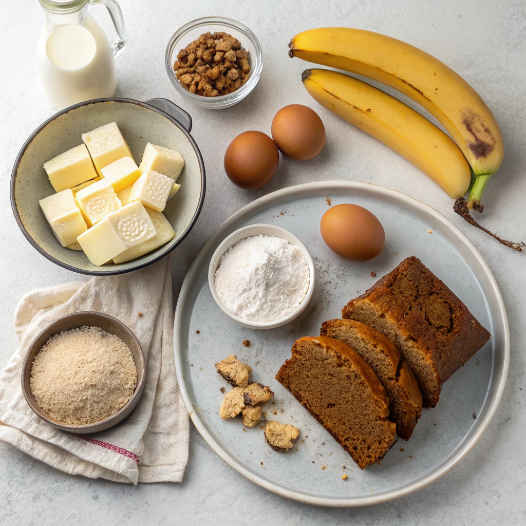 Banana Nut Muffins Recipe Ingredients