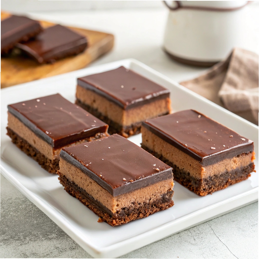 Chocolate Cheesecake Bars Recipe