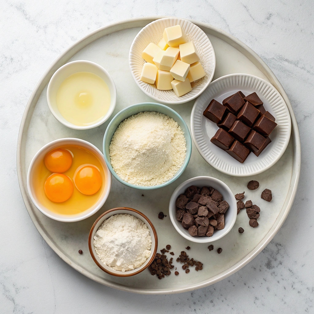 Chocolate Filled Cookie Cups Recipe Ingredients