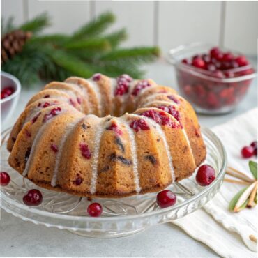 Cranberry Bundt Cake Recipe