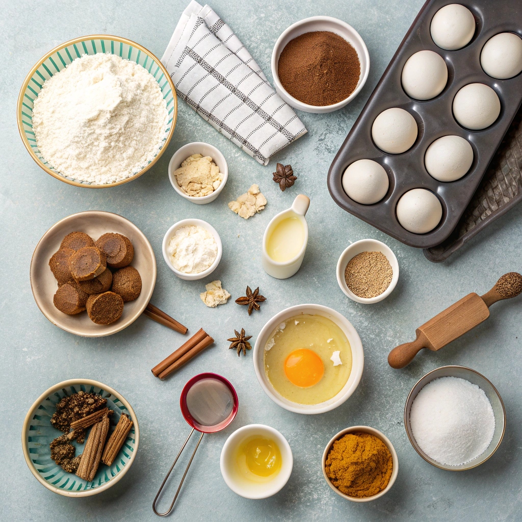 Gingerbread Cupcakes Recipe Ingredients