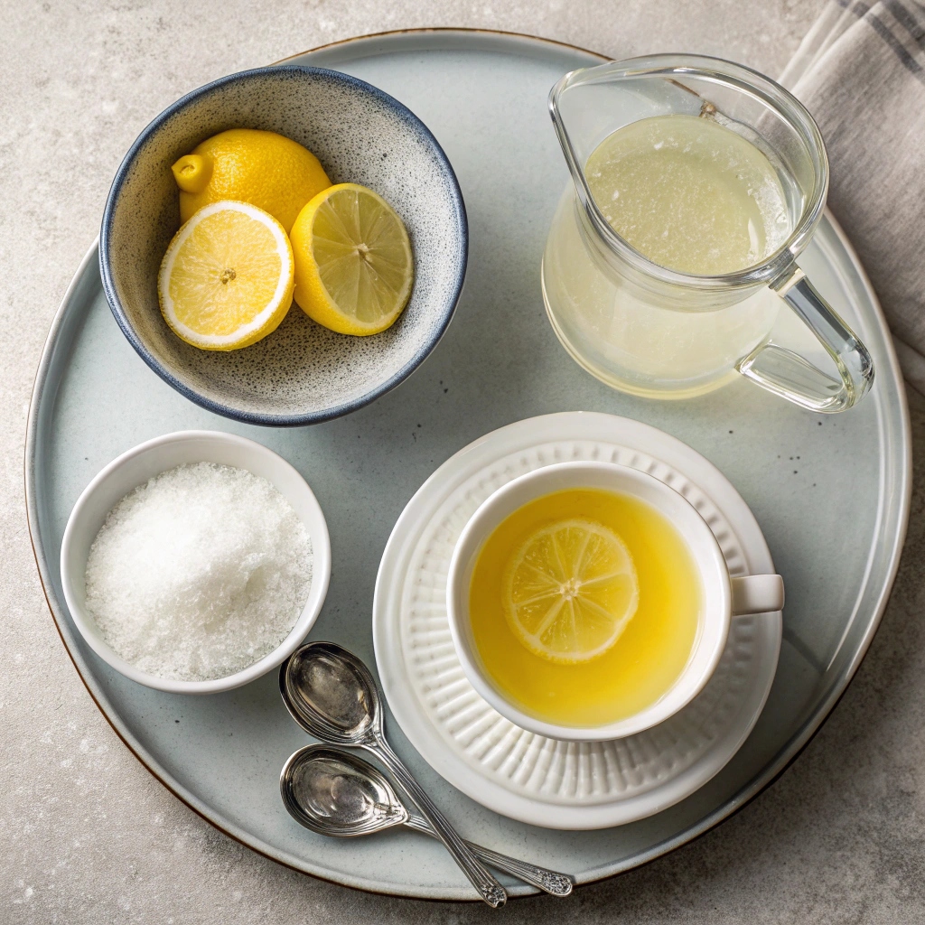 Homemade Lemonade Recipe Ingredients