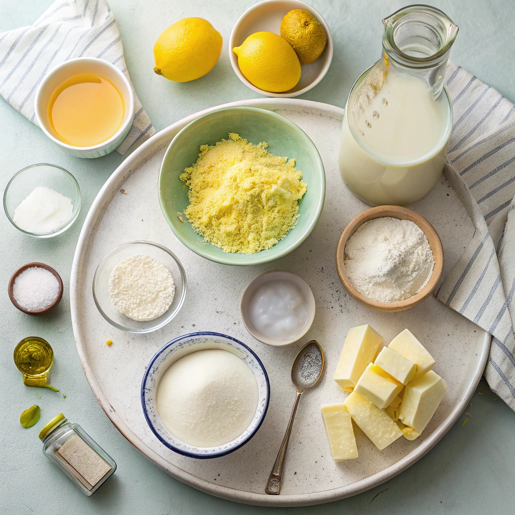 Lemon Cake Recipe Ingredients