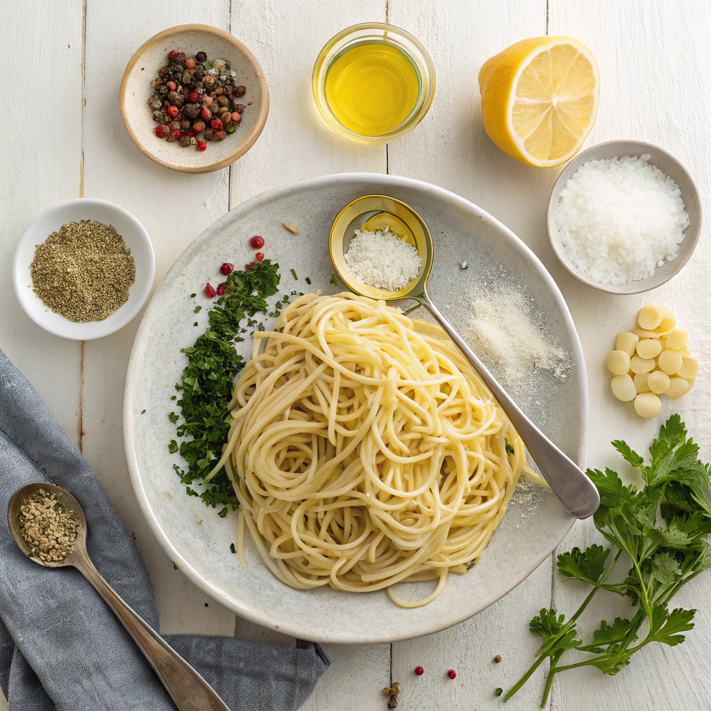 Lemon Pasta Recipe Ingredients