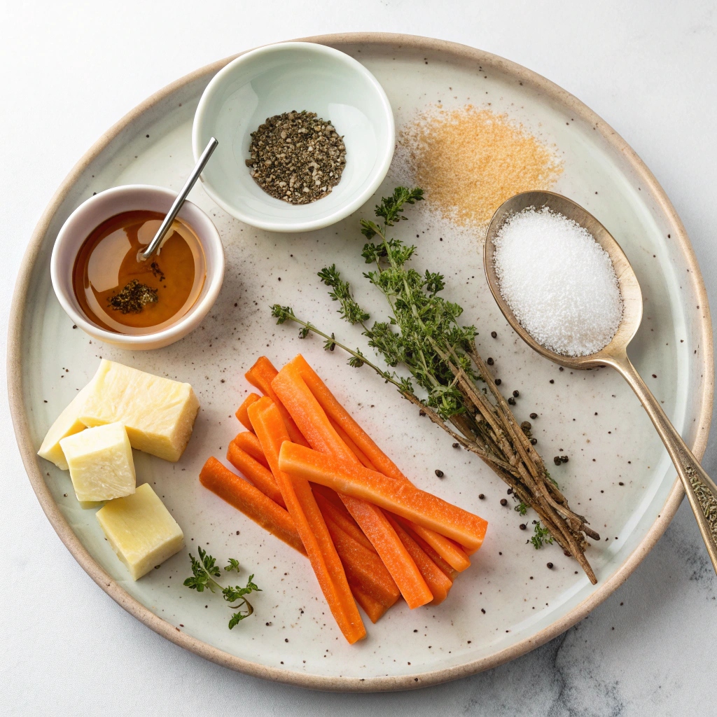 Maple Glazed Carrots Recipe Ingredients