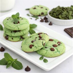 Mint Chocolate Chip Cookies Recipe