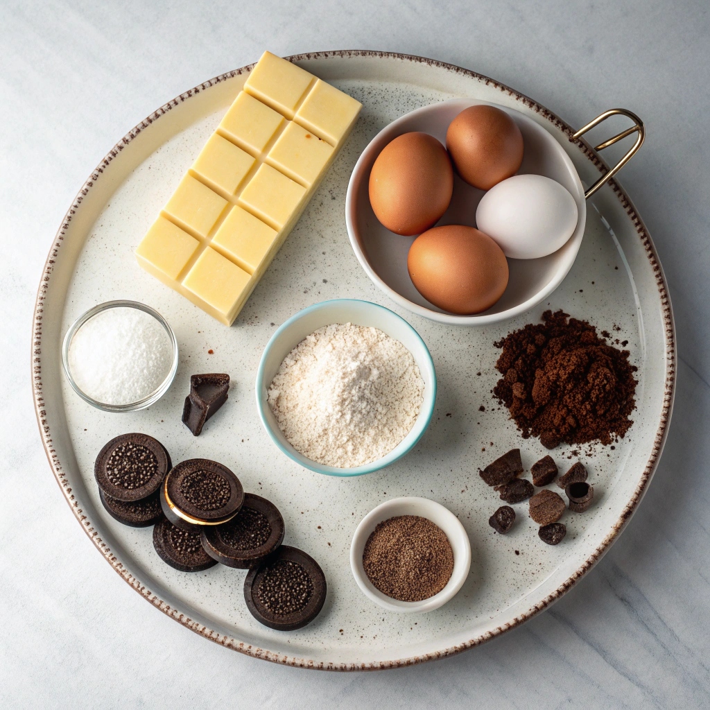 Oreo Brownies Recipe Ingredients