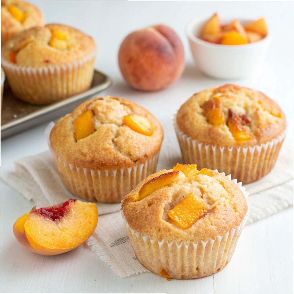 Peach Muffins Recipe