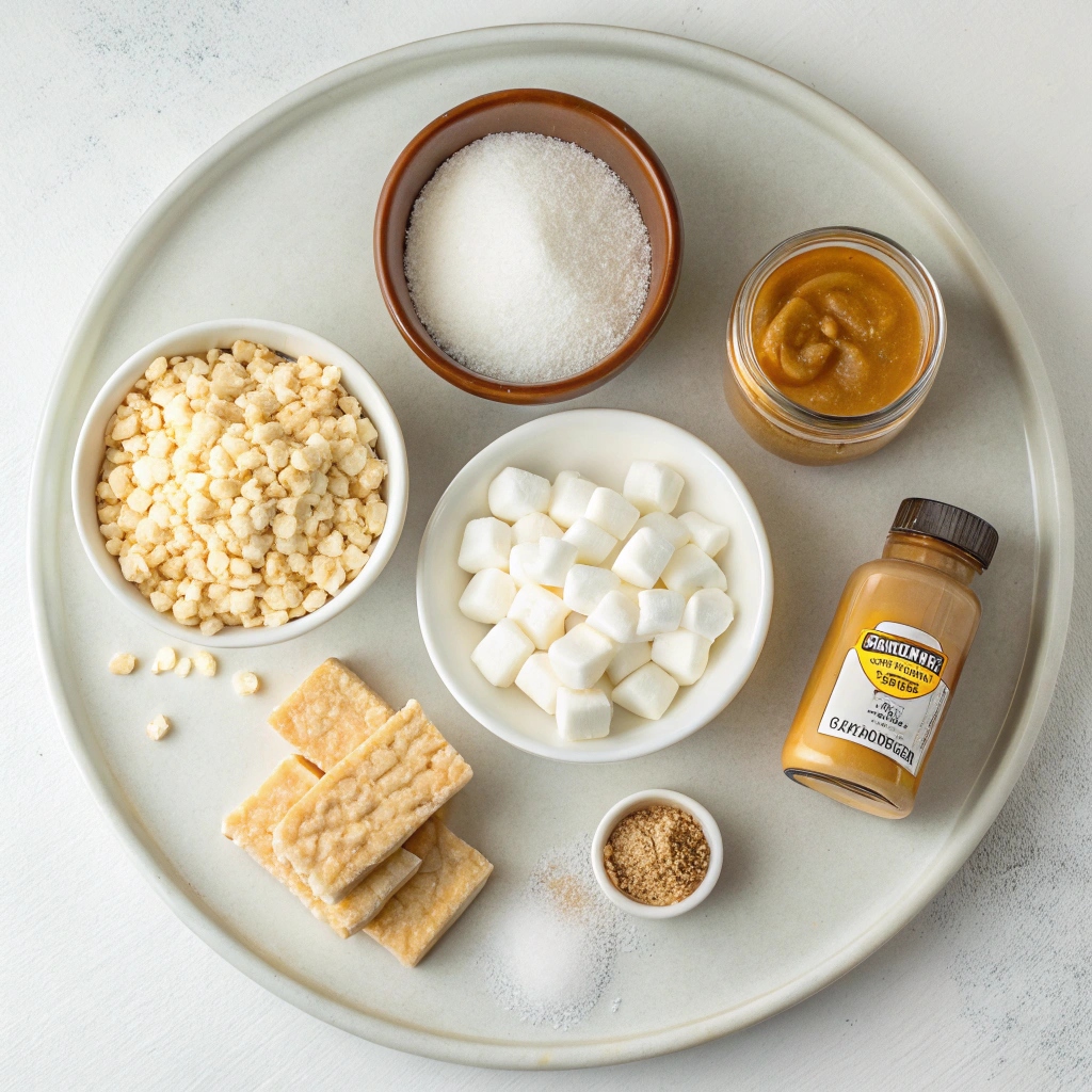 Peanut Butter Rice Krispie Treats Recipe Ingredients