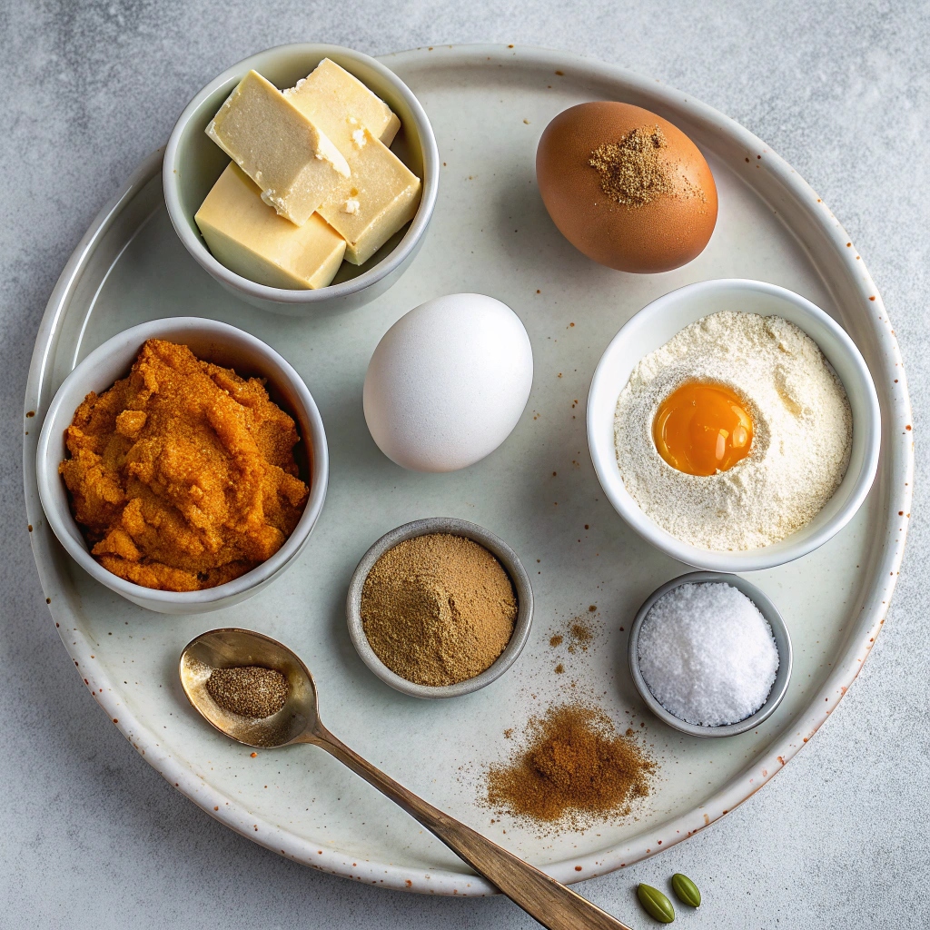 Pumpkin Spice Cookies Recipe Ingredients