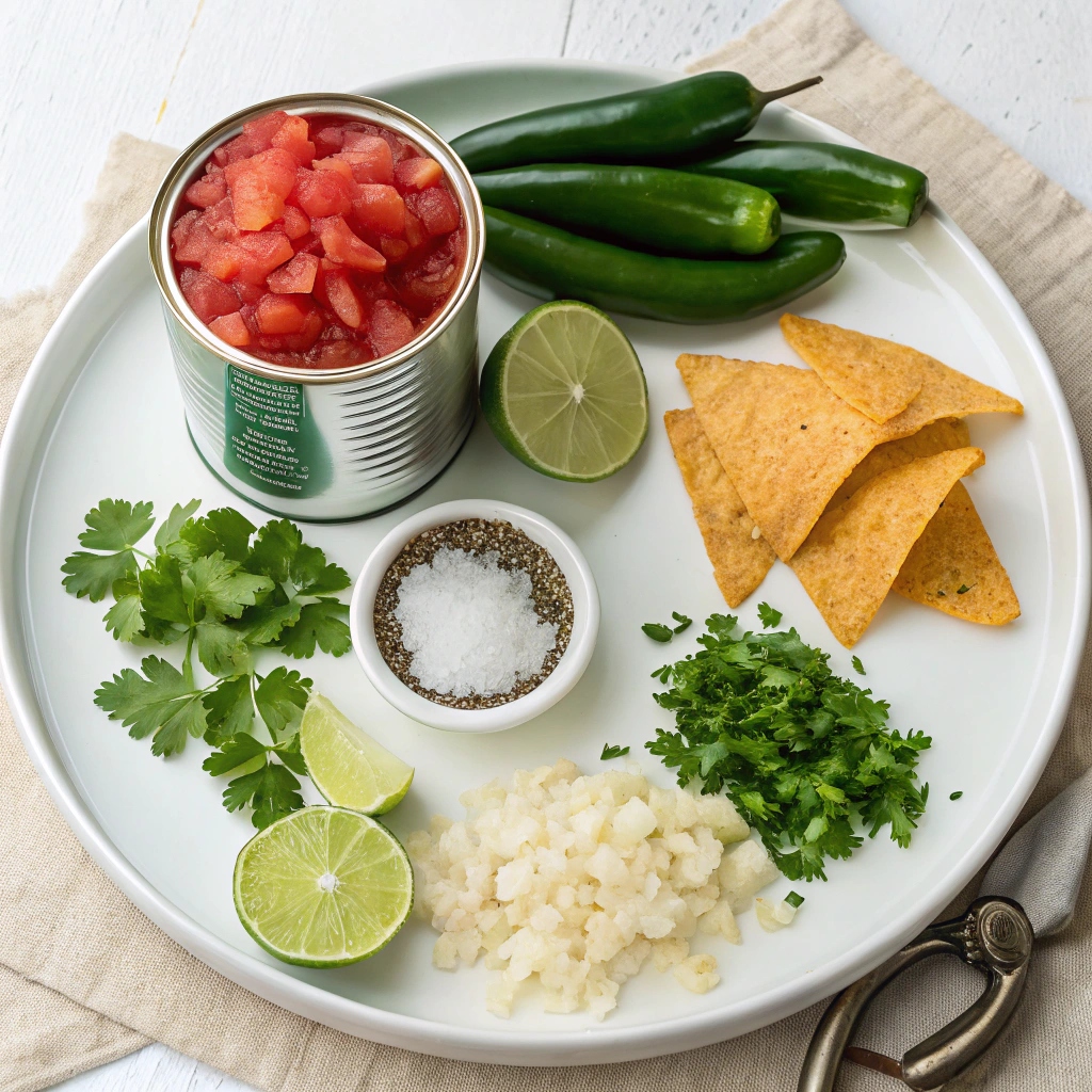 Quick & Easy Homemade Salsa Recipe Ingredients