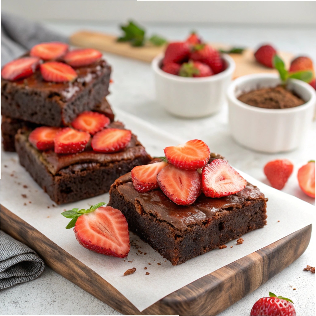 Strawberry Brownies Recipe