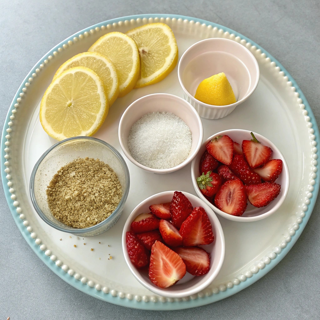 Strawberry Lemonade Recipe Ingredients