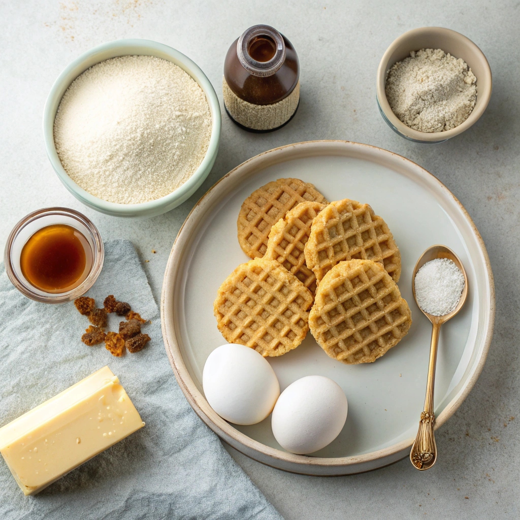 Waffle Cookies Recipe Ingredients