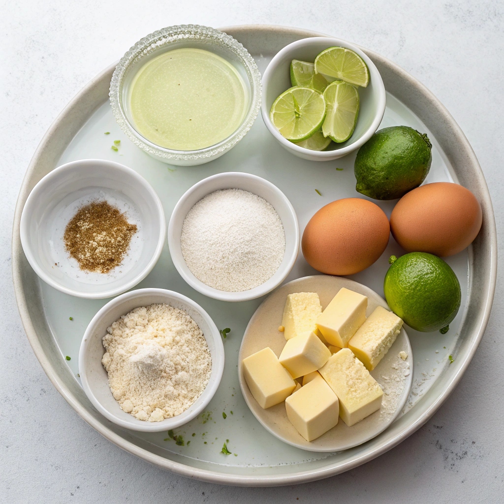 Ingredients of Key Lime Cake