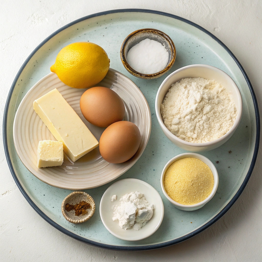 Ingredients of Sour Cream Cookies