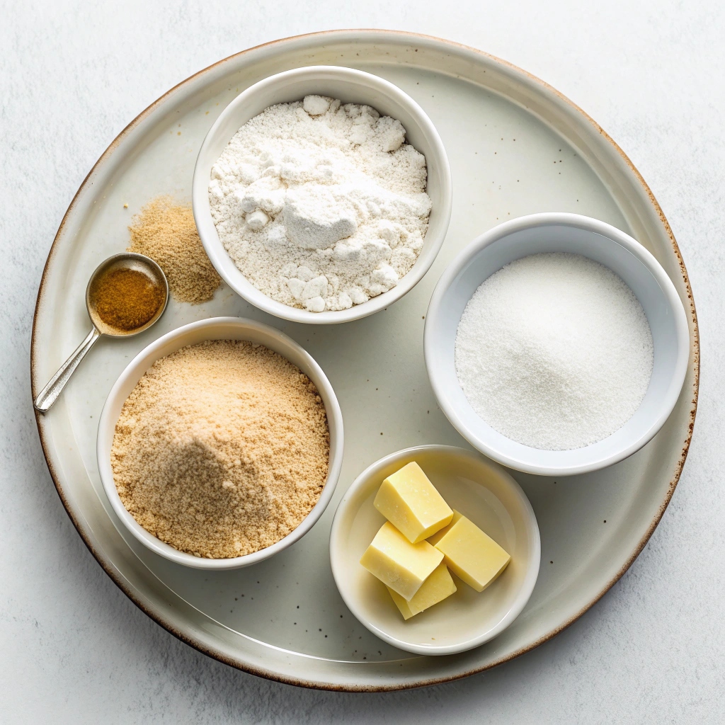 Ingredients of Sourdough Pie Crust