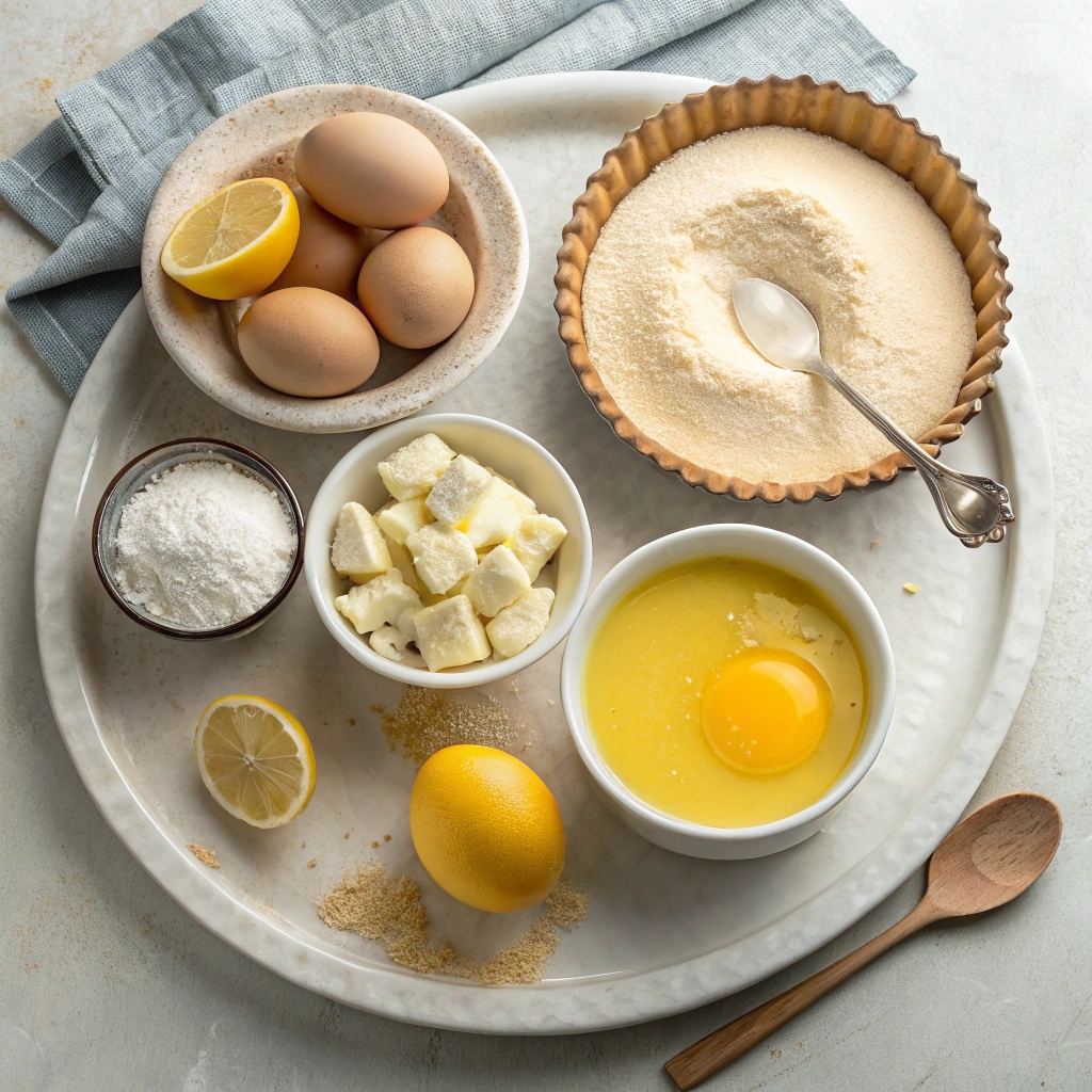 Lemon Bars Recipe Ingredients