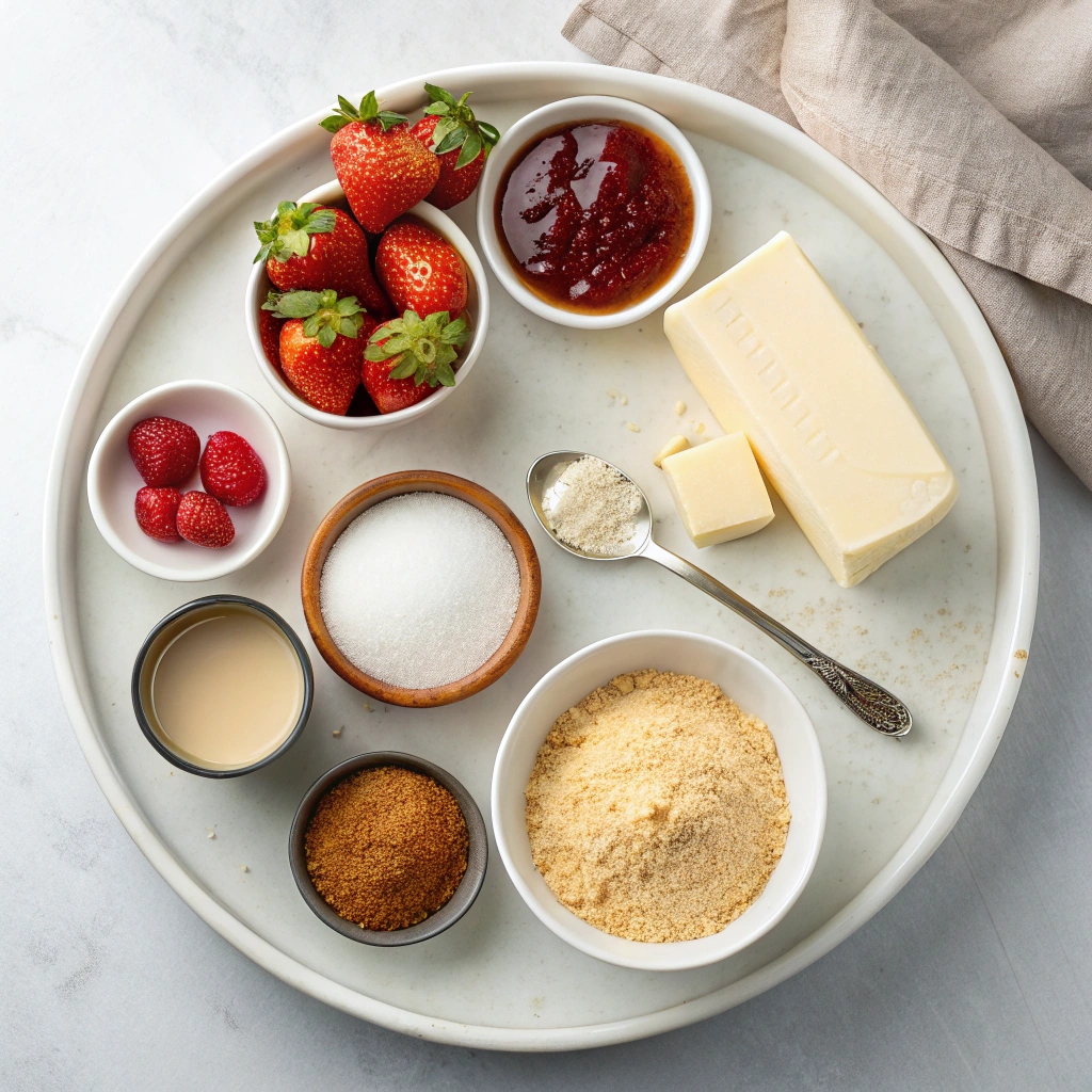 Strawberry Cheesecake Cookies Recipe Ingredients