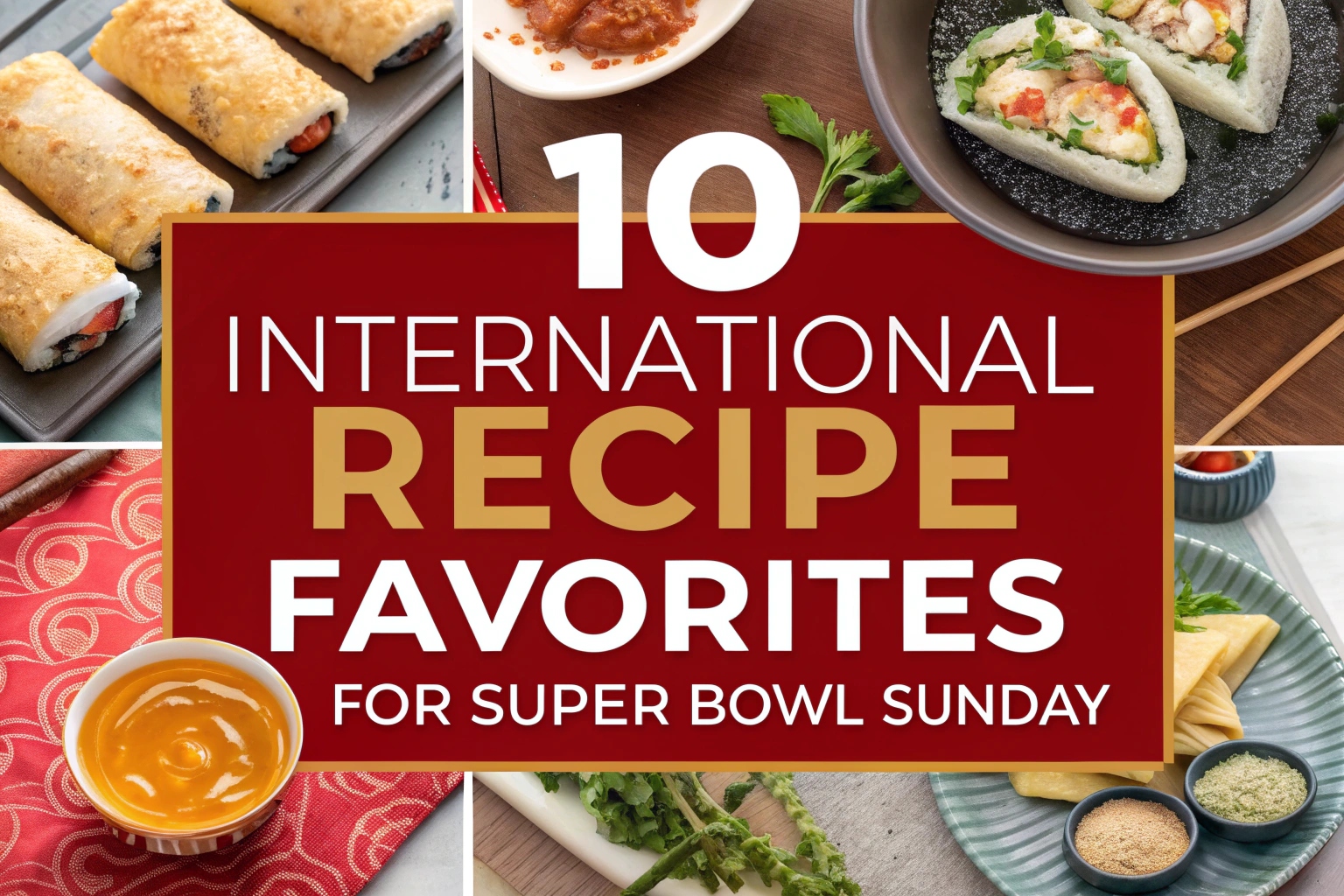 10 International Recipe Favorites For Super Bowl Sunday