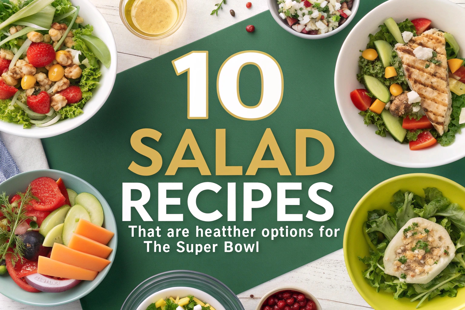 10 Salad Recipes That Are Healthier Options for the Super Bowl