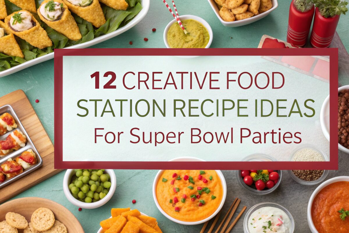 12 Creative Food Station Recipe Ideas for Super Bowl Parties