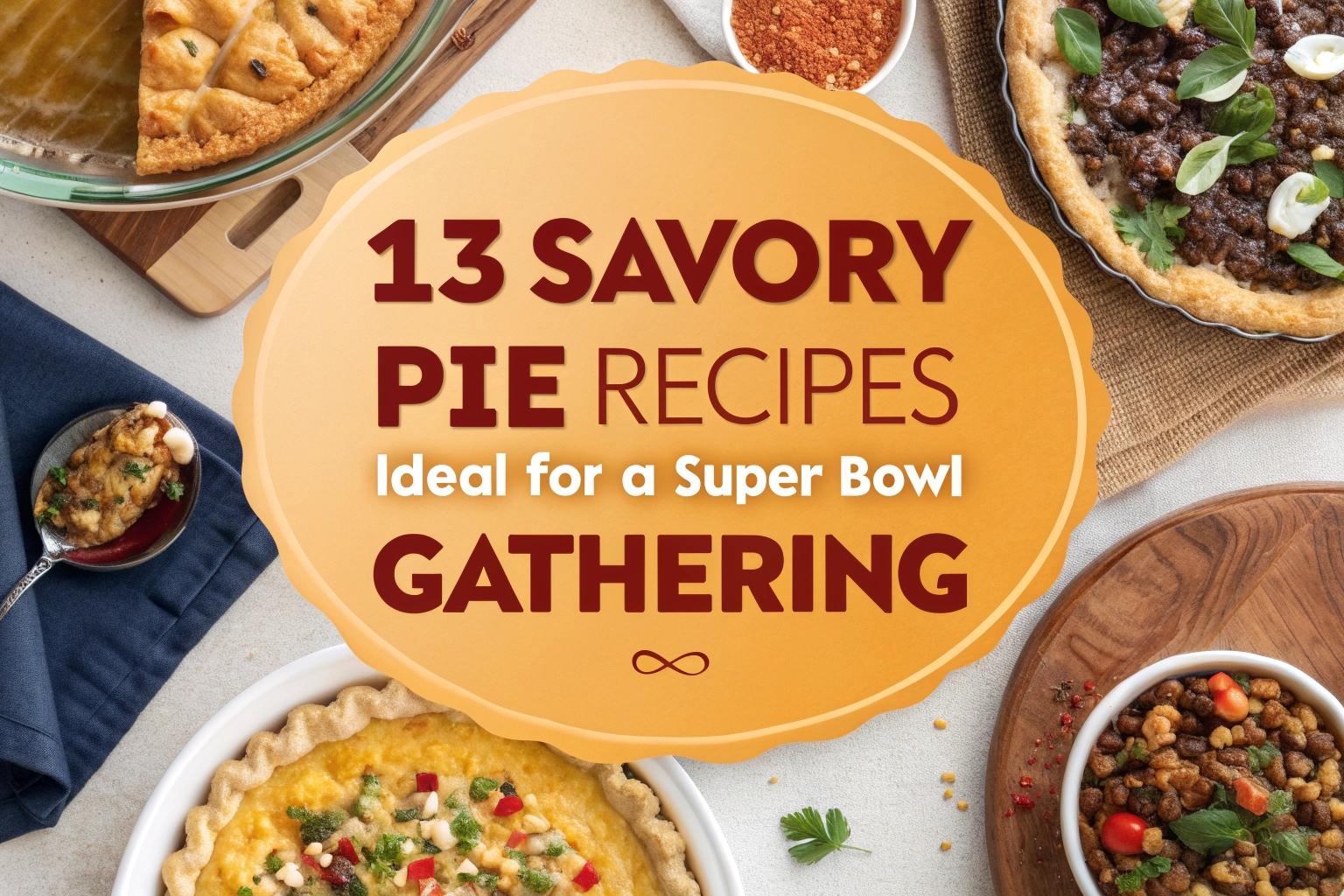 13 Savory Pie Recipes Ideal for a Super Bowl Gathering