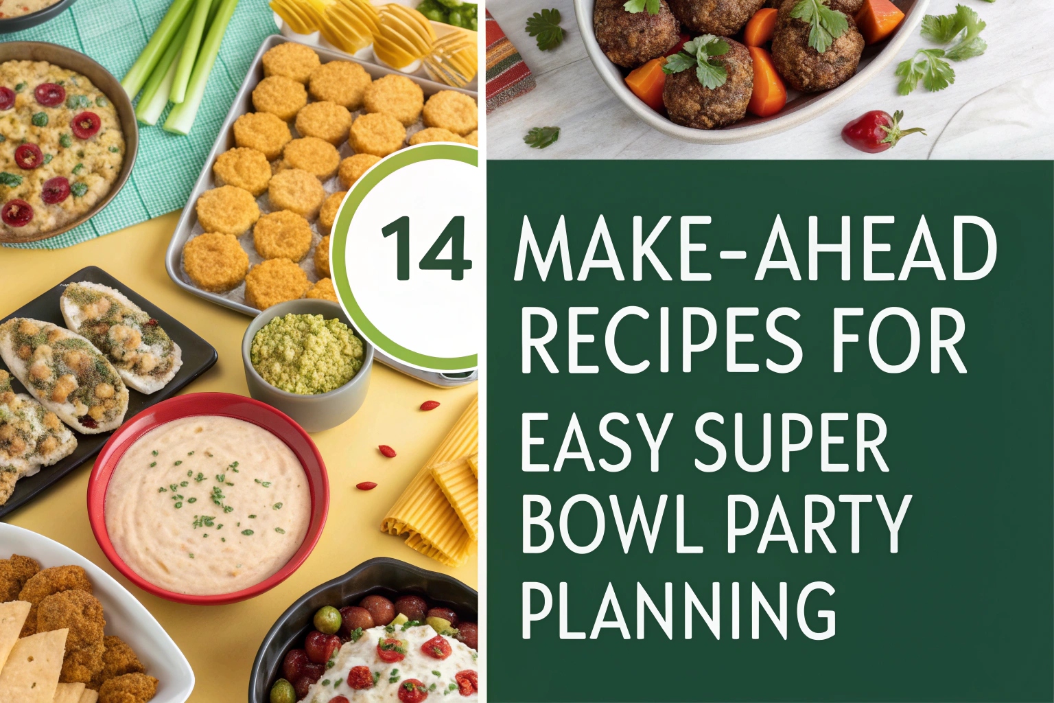 14 Make-Ahead Recipes for Easy Super Bowl Party Planning