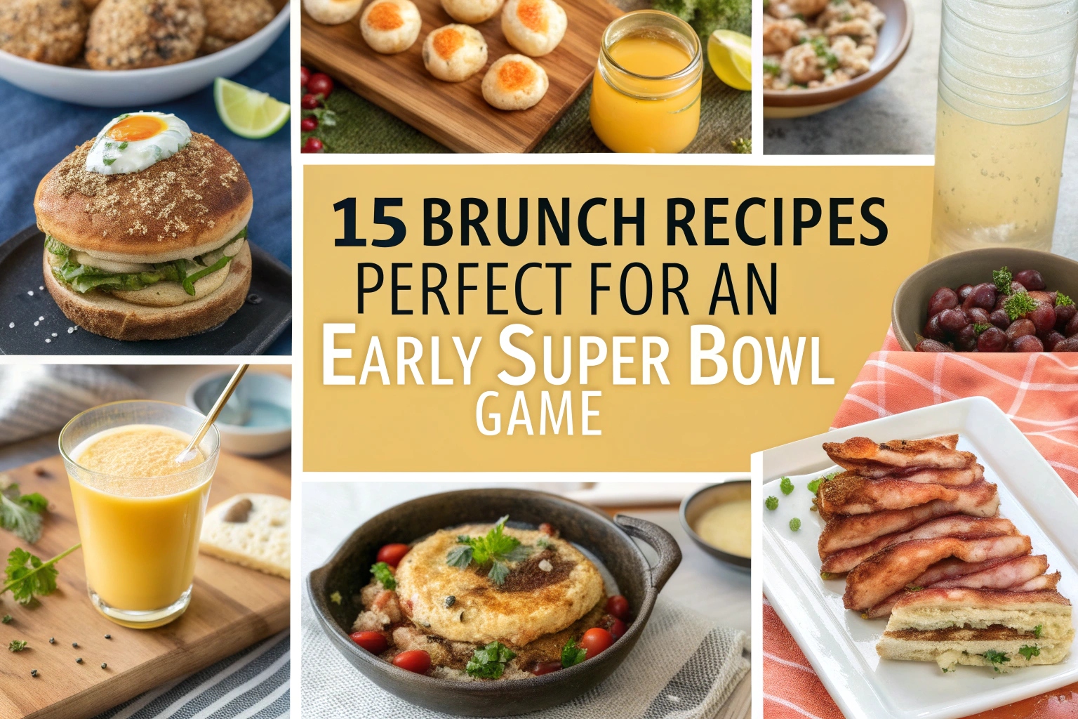 15 Brunch Recipes Perfect for an Early Super Bowl Game