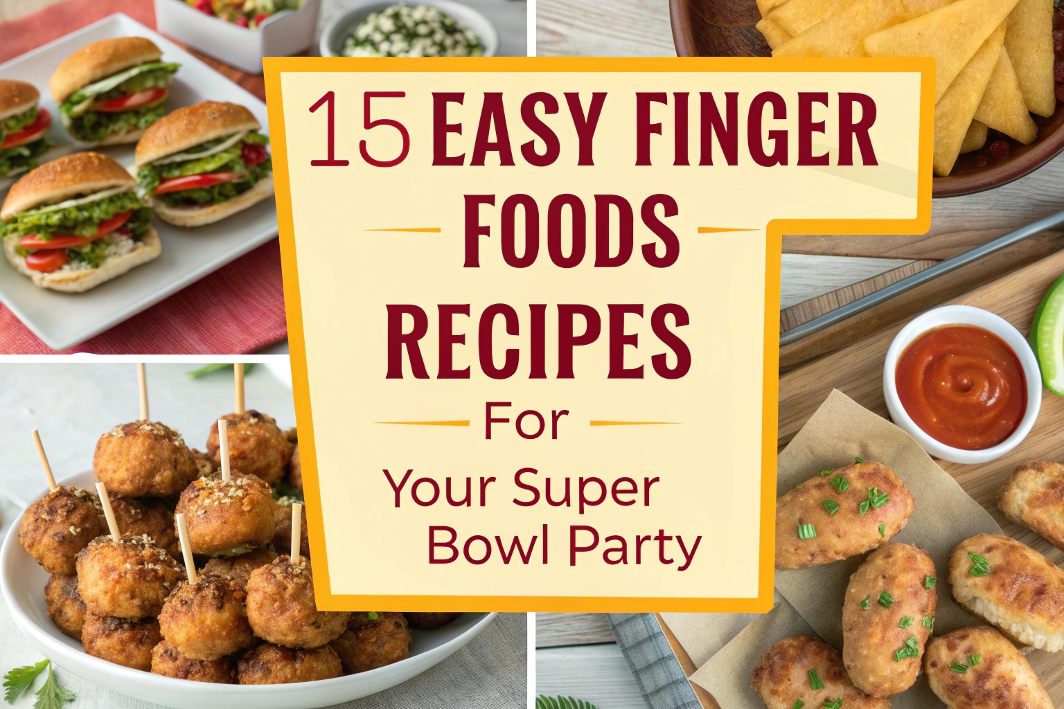 15 Easy Finger Foods Recipes For Your Super Bowl Party